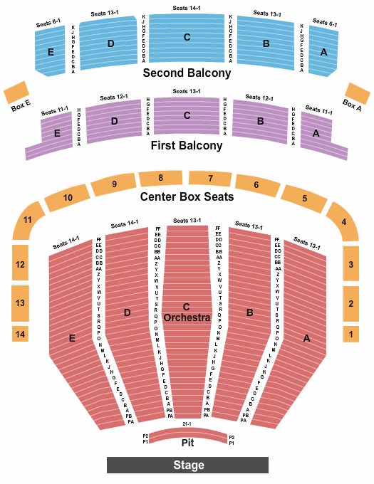 Keller Auditorium Back to the Future Seating Chart